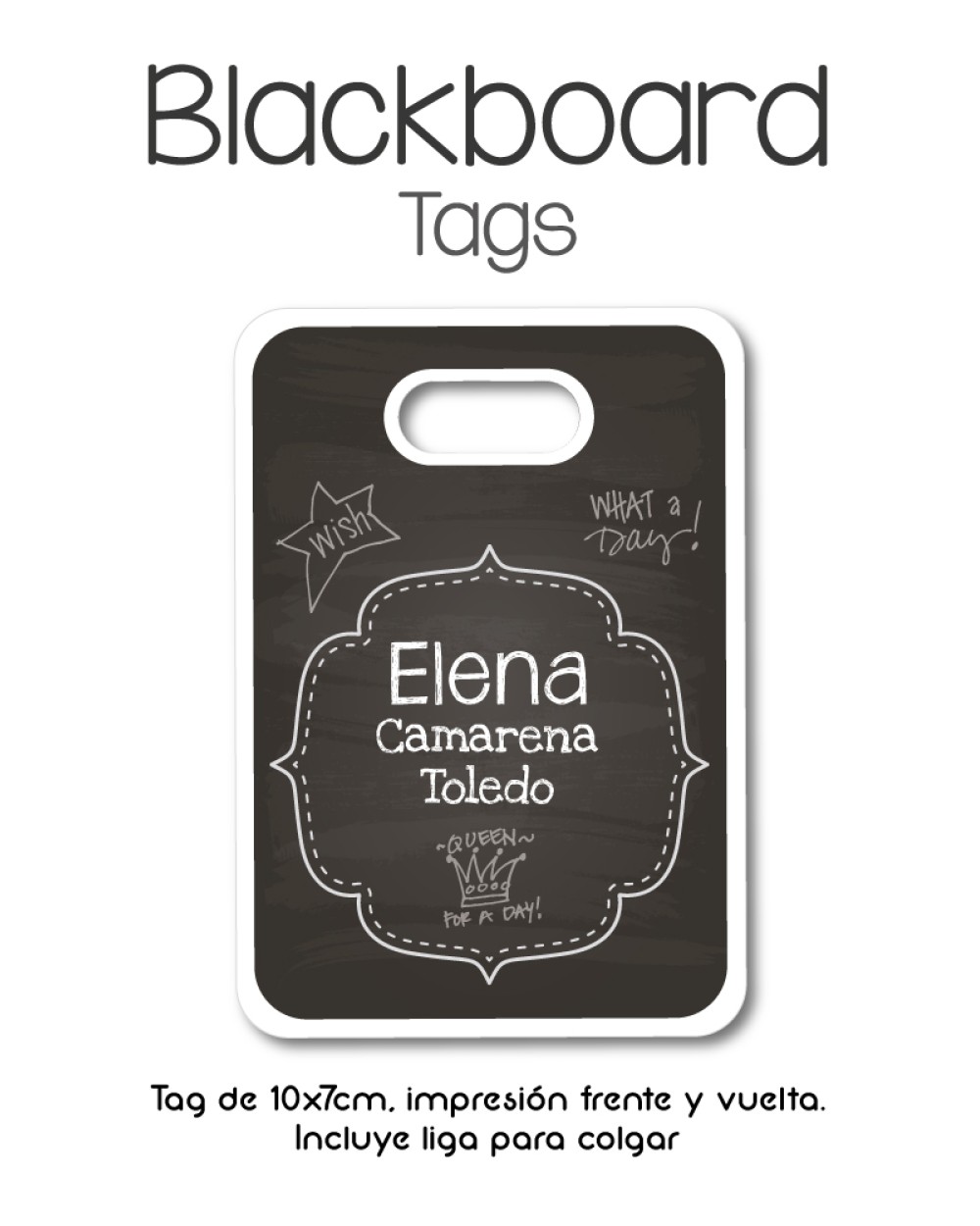 Tag Blackboard | Bag Tags