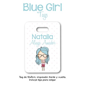 Tag Blue Girl