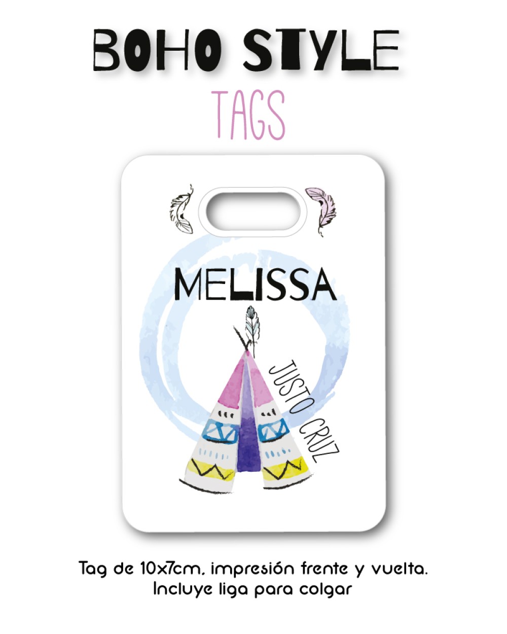 Tag Boho Style | Bag Tags
