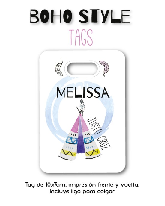 Tag Boho Style | Bag Tags