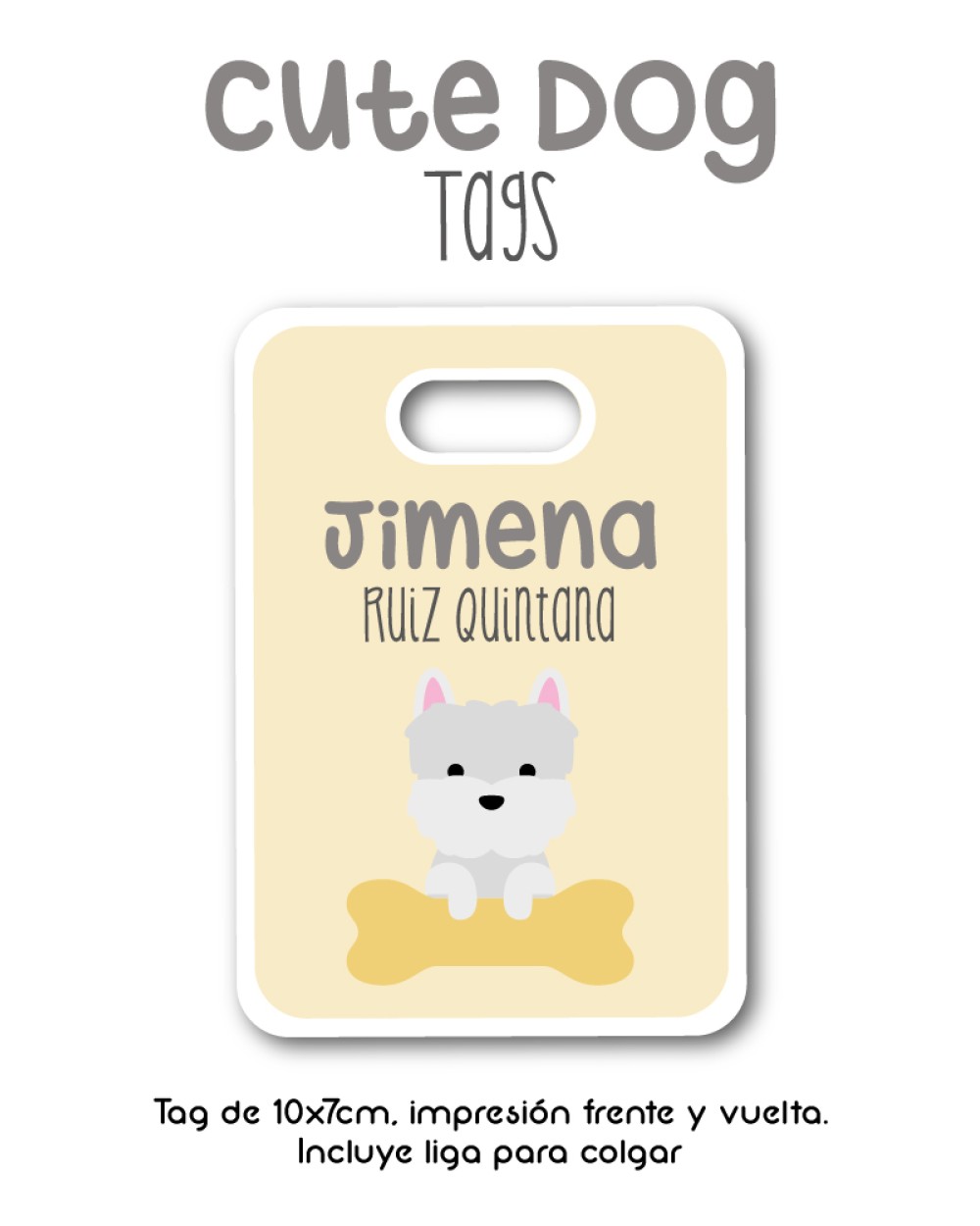 Tag Cute Dog | Bag Tags