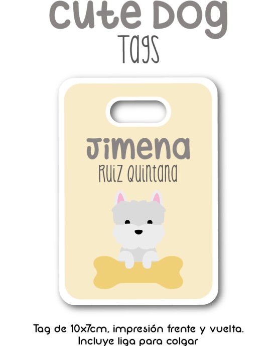 Tag Cute Dog | Bag Tags