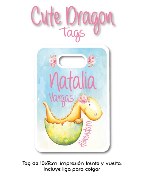 Tag Cute Dragon | Bag Tags