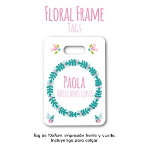 Tag Floral Frame