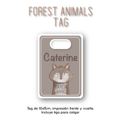 Tag Forest Animals Tag Forest Animals