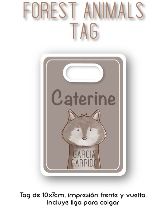 Tag Forest Animals | Bag Tags