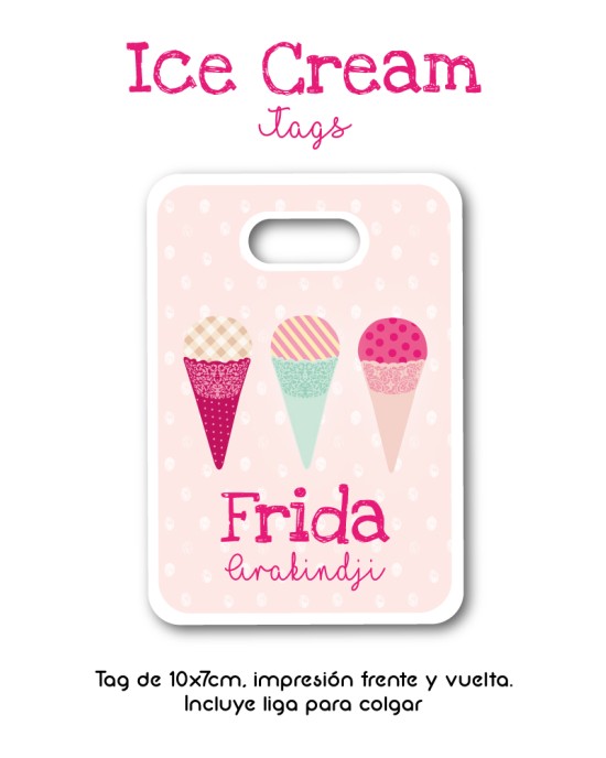 Tag Ice Cream | Bag Tags