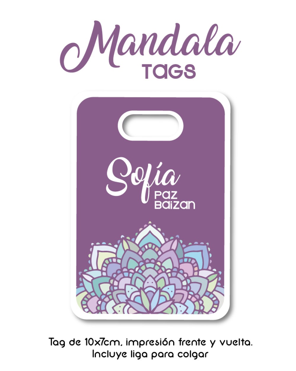 Tag Mandala | Bag Tags Tag Mandala | Bag Tags