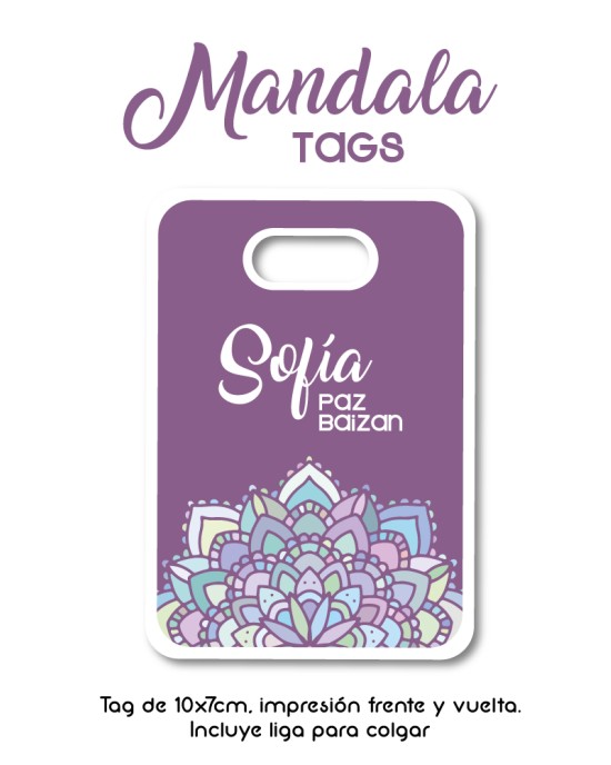 Tag Mandala | Bag Tags