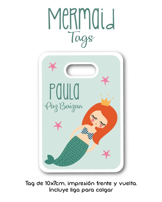 Tag Mermaid | Bag Tags