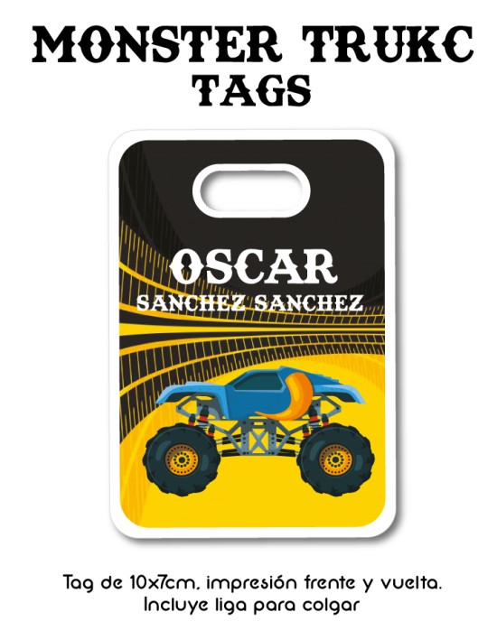 Tag Monster Truck | Bag Tags