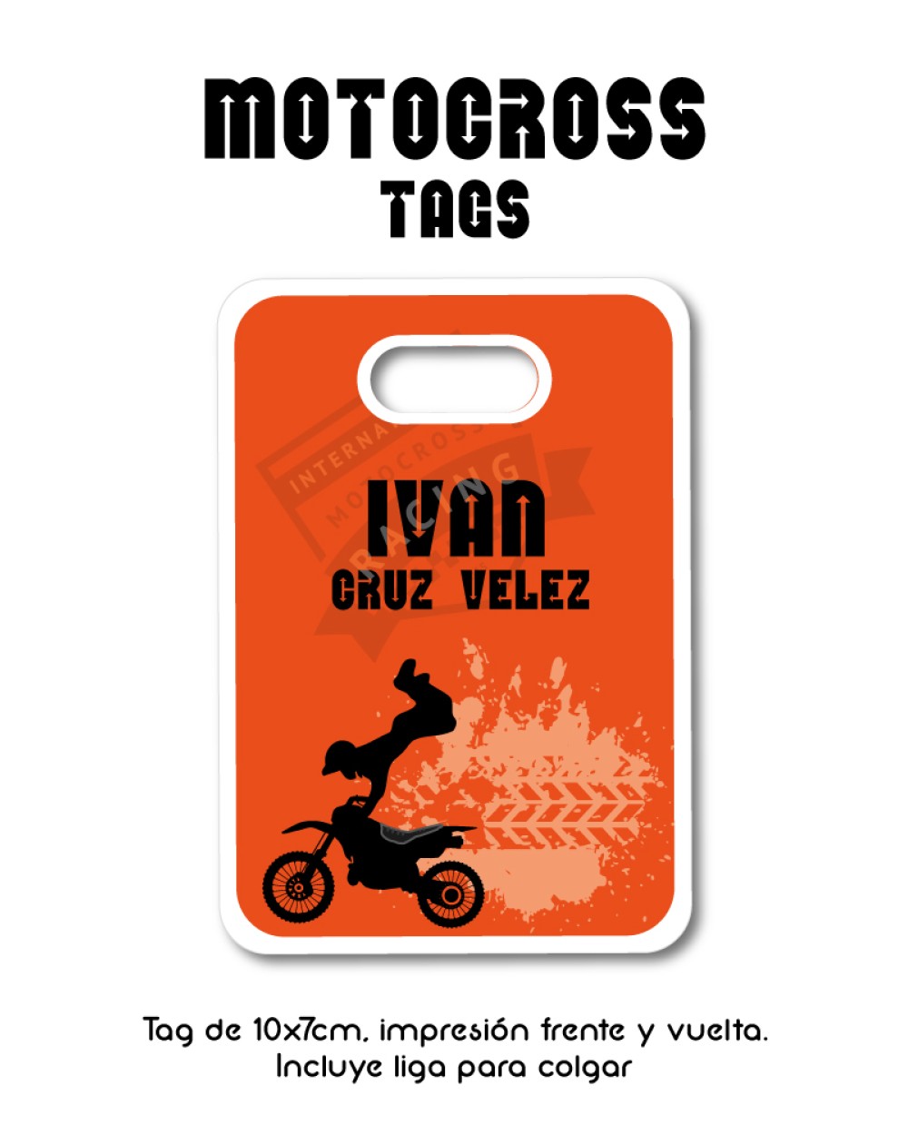 Tag Motocross | Bag Tags Tag Motocross | Bag Tags