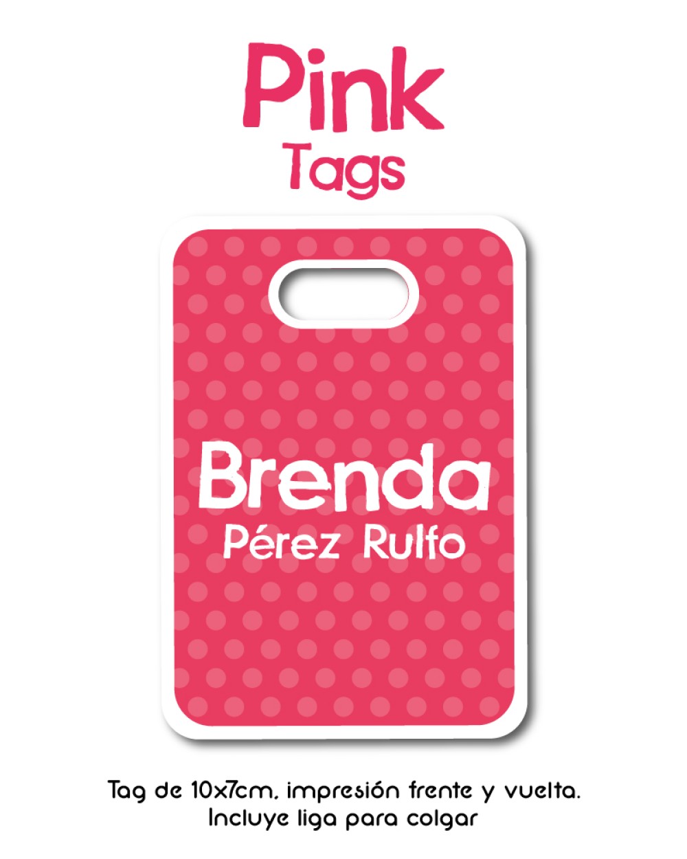 Tag Pink | Bag Tags Tag Pink | Bag Tags