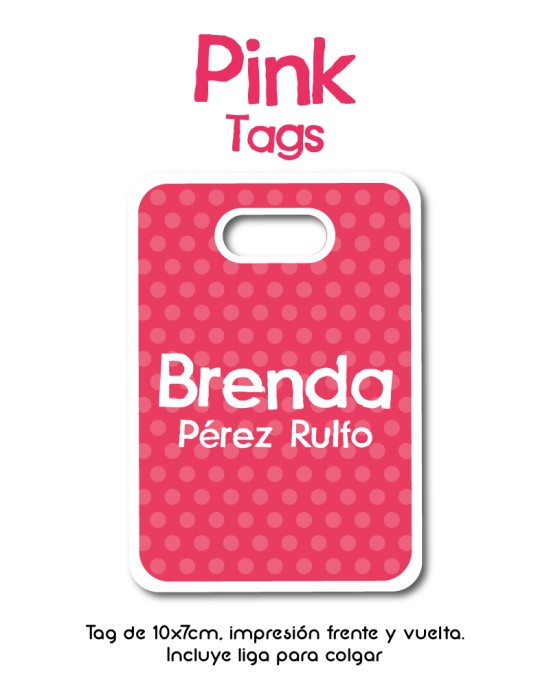 Tag Pink | Bag Tags