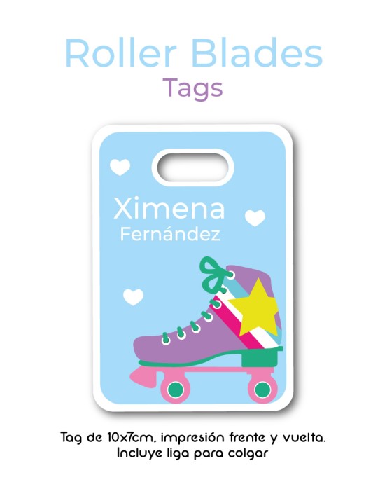 Tag Roller Blades | Bag Tags