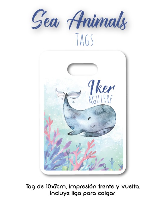 Tag Sea Animals | Bag Tags Tag Sea Animals | Bag Tags