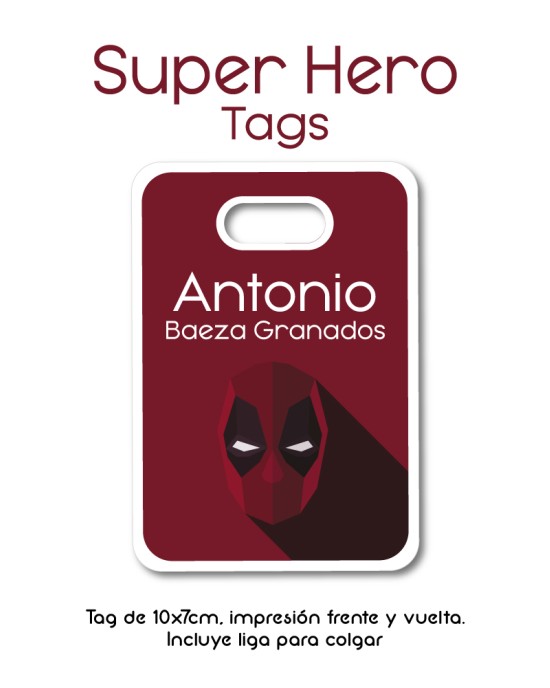 Tag Super Hero | Bag Tags