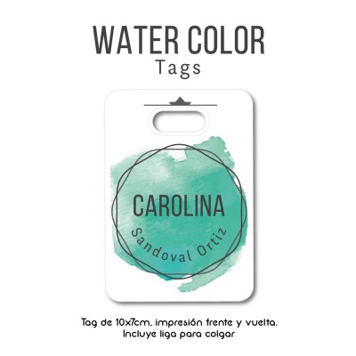 Tag WaterColor Tag WaterColor
