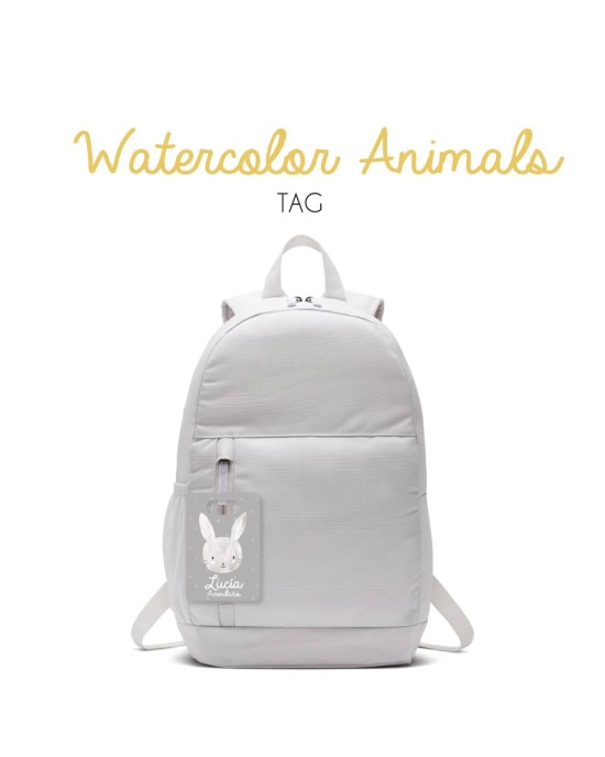 Tag Watercolor Animals | Bag Tags