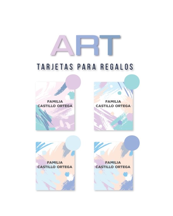Tarjeta Regalo Art | Tarjetas Para Regalos