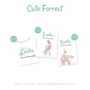 Tarjeta Regalo Cute Forest