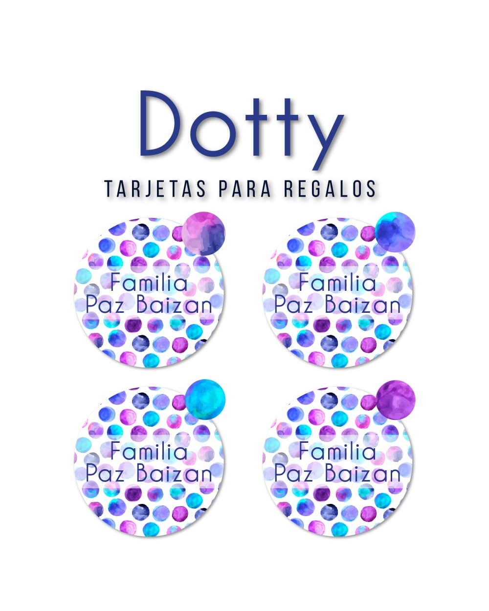 Tarjeta Regalo Dotty | Tarjetas Para Regalos Tarjeta Regalo Dotty | Tarjetas Para Regalos