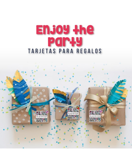 Tarjeta Regalo Enjoy the Party | Tarjetas Para Regalos