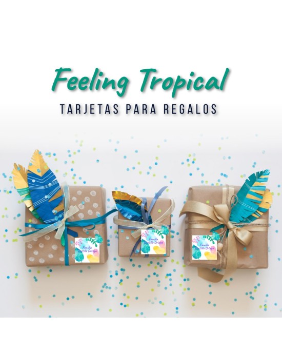 Tarjeta Regalo Feeling Tropical | Tarjetas Para Regalos