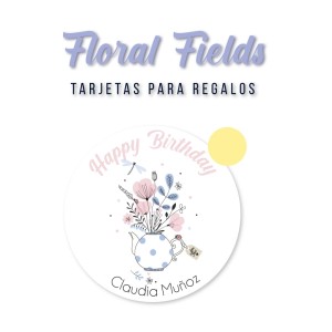 Tarjeta Regalo Floral Fields