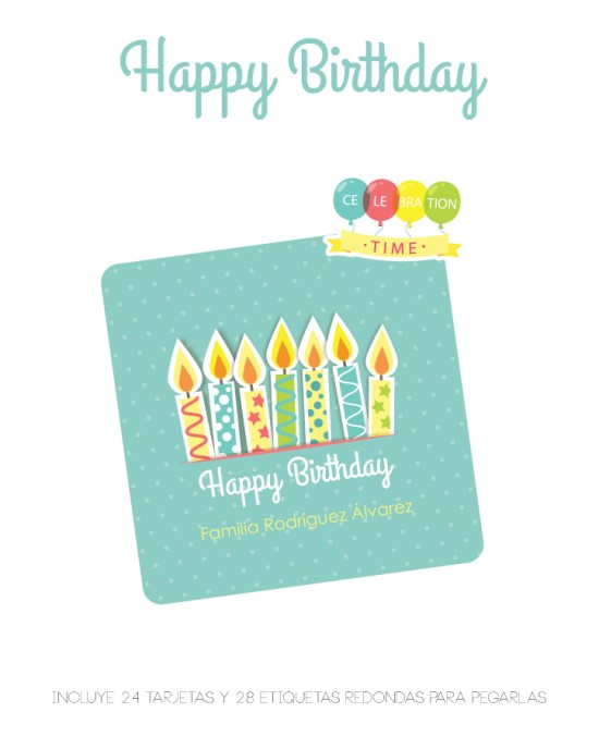 Tarjeta Regalo Happy Birthday | Tarjetas Para Regalos