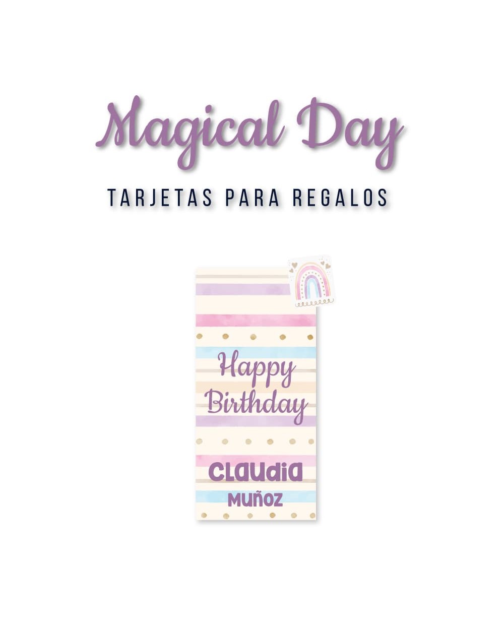Tarjeta Regalo Magical Day | Tarjetas Para Regalos