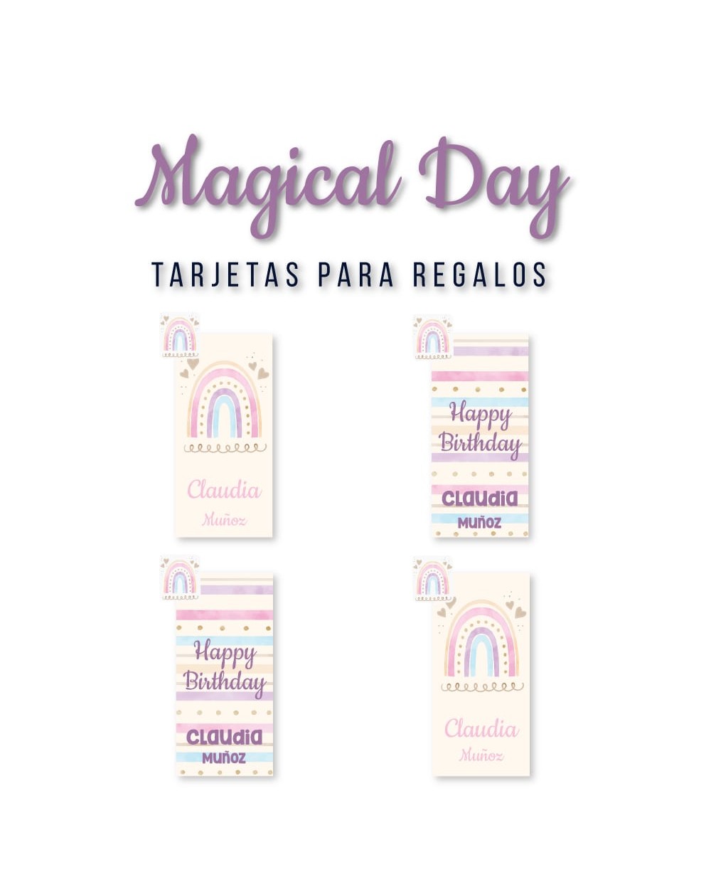 Tarjeta Regalo Magical Day | Tarjetas Para Regalos