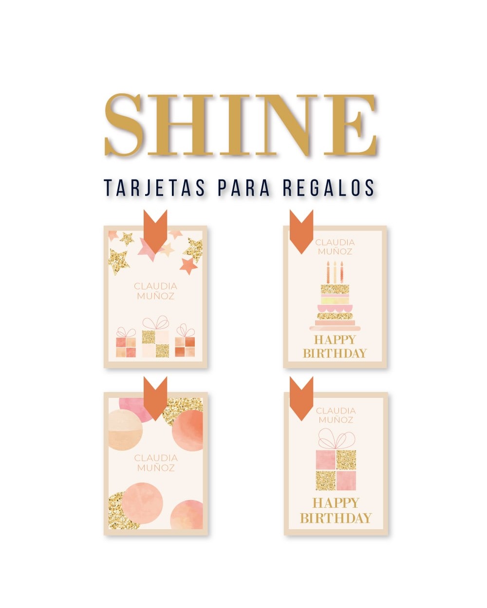 Tarjeta Regalo Shine | Tarjetas Para Regalos Tarjeta Regalo Shine | Tarjetas Para Regalos