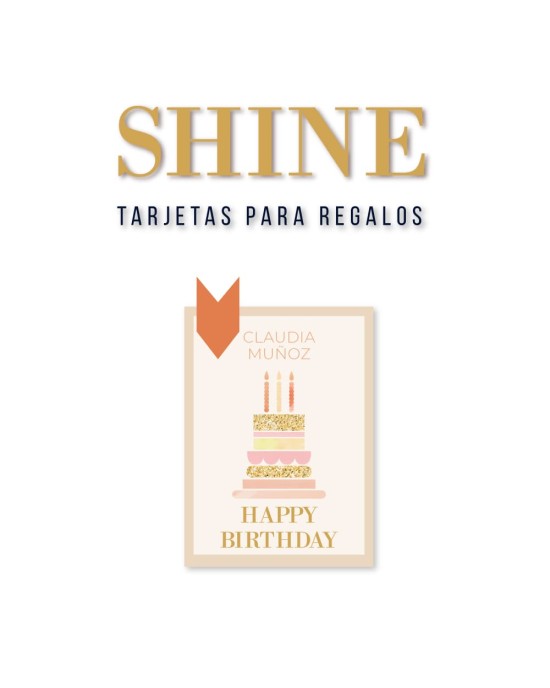 Tarjeta Regalo Shine | Tarjetas Para Regalos