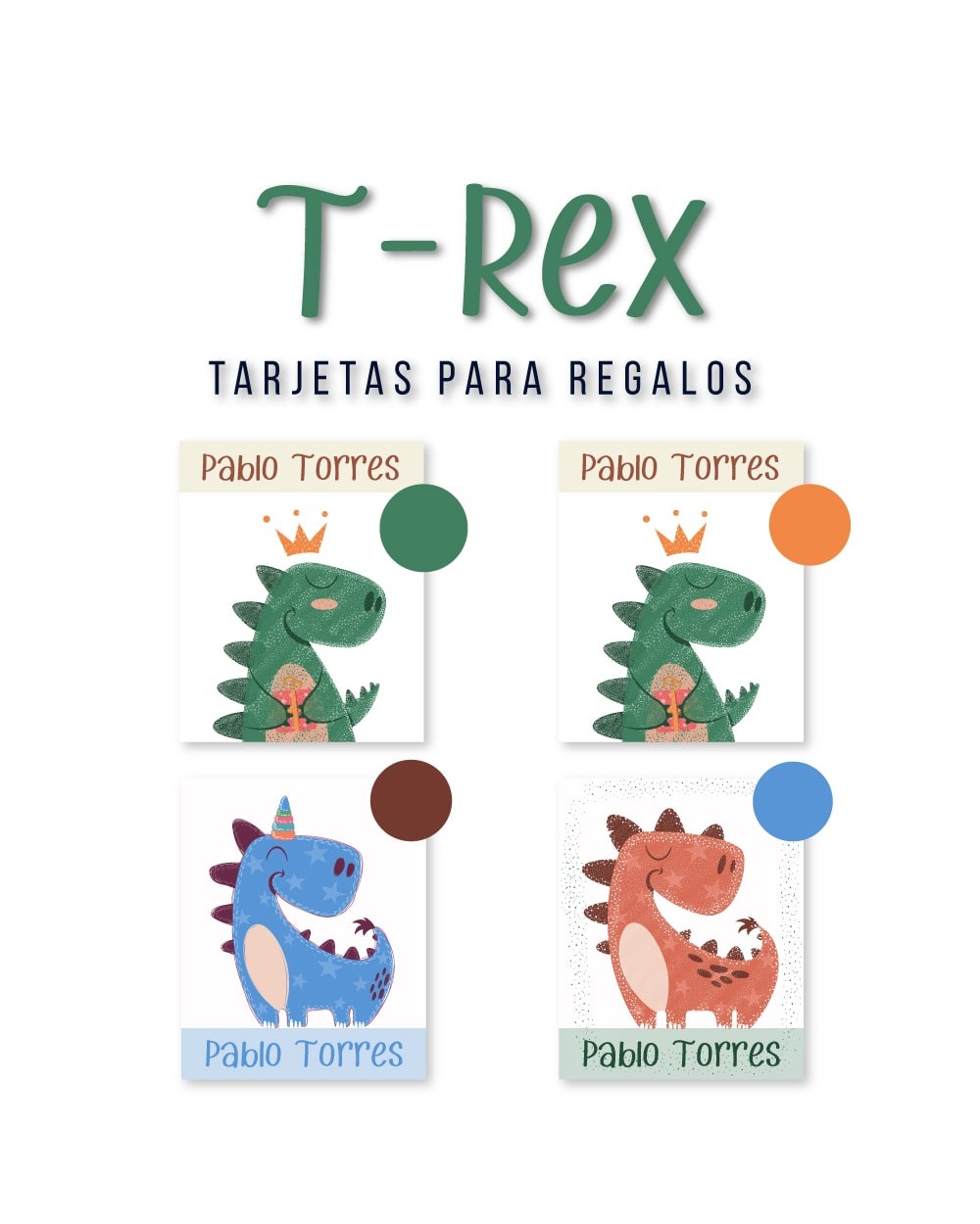 Tarjeta Regalo T-Rex | Tarjetas Para Regalos Tarjeta Regalo T-Rex | Tarjetas Para Regalos