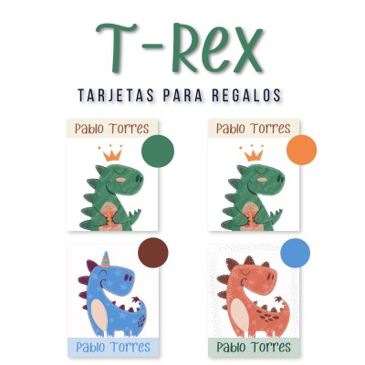 Tarjeta Regalo T-Rex Tarjeta Regalo T-Rex