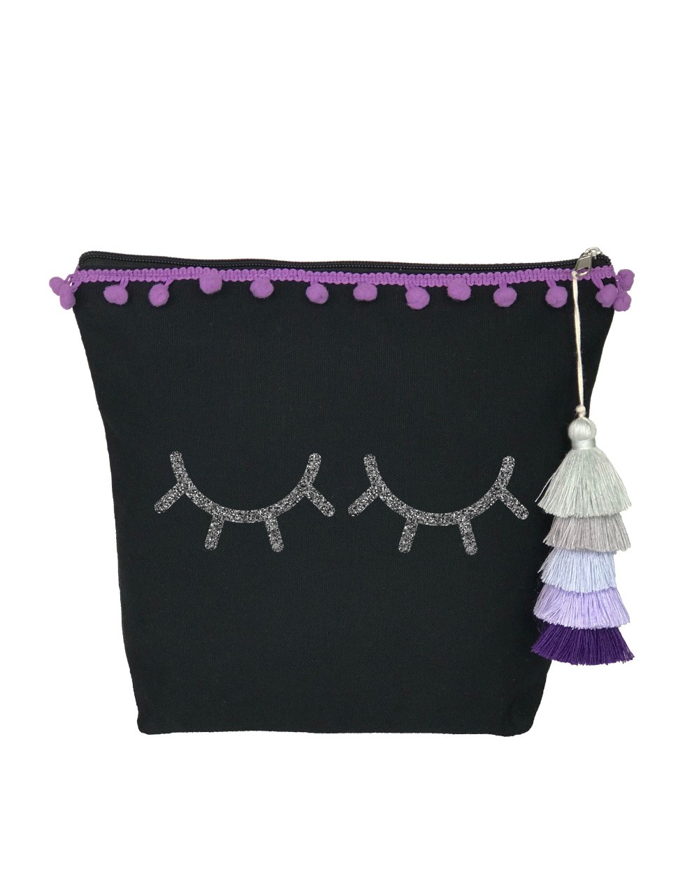 Neceser Grande Negro Morada