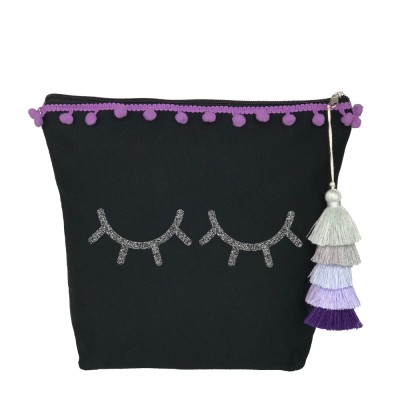 Neceser Grande Negro Morada
