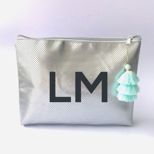 Neceser Mediano Plateado